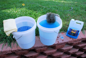 two bucket wash method